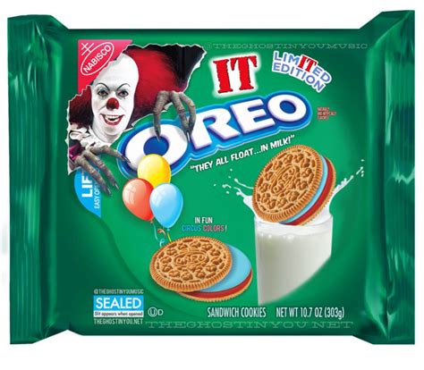 "They all float in milk"..Not Real, but pretty cool looking ! Weird Oreo Flavors, Oreo Cookie ...