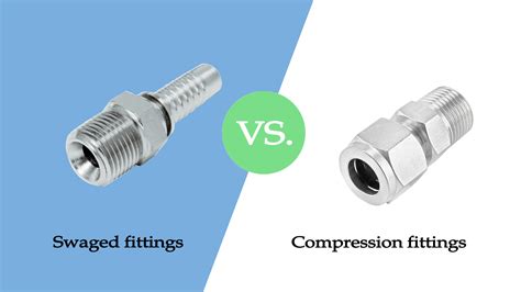 Swaged Hose Fittings VS Compression Fittings - Sinopulse hydraulic