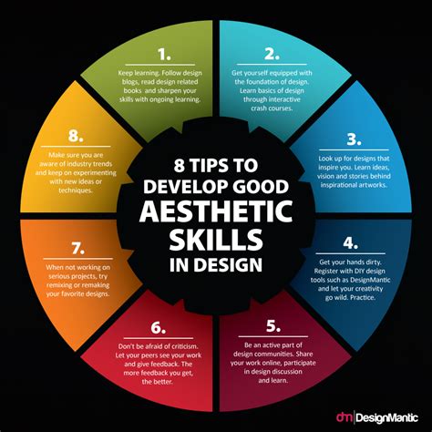 8 Tips To Develop Good Aesthetic Skills in Design Infographic | Graphic ...