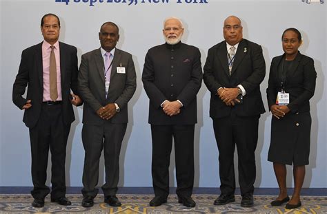 PM meets Pacific Island Leaders - India Press Release