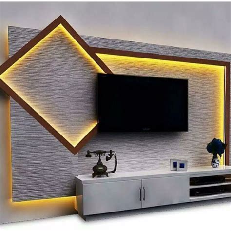 Modern Gypsum TV Wall Unit Decoration Design Ideas | Engineering ...