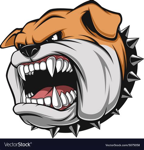 Angry dog Royalty Free Vector Image - VectorStock