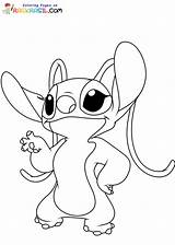 Stitch And Angel Coloring Pages sketch template