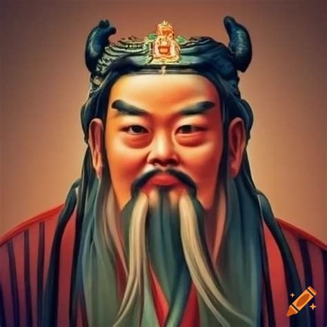 Confucius's travels through chinese states on Craiyon