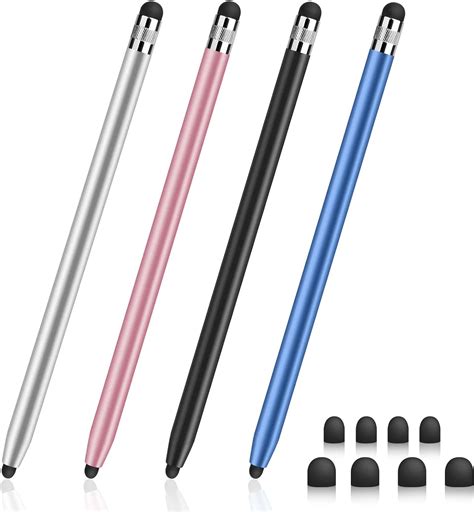 Stylus for Touch Screens, Digiroot 4-Pack Stylus Pens High Sensitivity & Precision Capacitive ...