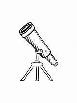 Telescope Coloring Pages sketch template