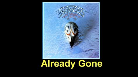 Already Gone with lyrics - Eagles Cover - Music & Lyrics - YouTube