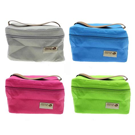 Mini Small Portable Insulated Outdoor Picnic Lunch Box Tote Storage ...