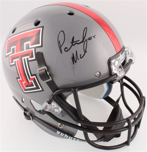 Patrick Mahomes Signed Texas Tech Red Raiders Full-Size Helmet (JSA COA) | Pristine Auction