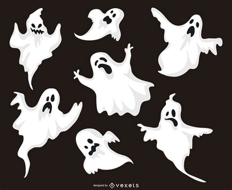 Halloween Ghost Silhouette Svg