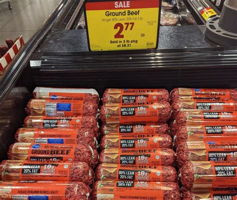 Fresh 73% Lean Ground Beef Just $2.74 Per Pound At Kroger - iHeartKroger