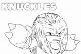 Printable Knuckles Coloring Page  Free Pages For Kids sketch template