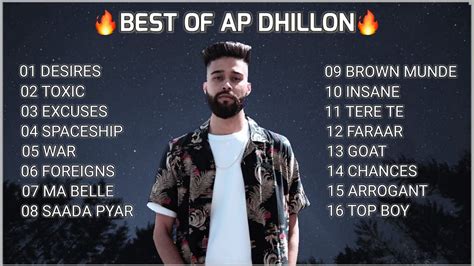 Best of Ap dhillon | ap dhillon all songs jukebox | punjabi songs | new punjabi songs 2022 ...