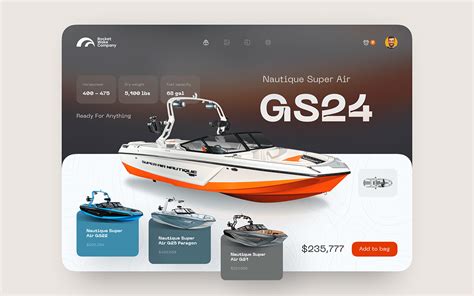 Boat marketplace | New and Used Boats for Sale on Behance