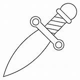 Dagger Emoji coloring Page  ColouringPages sketch template