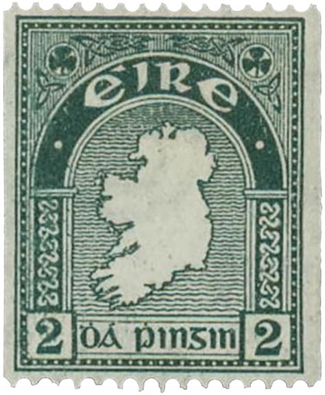 very rare Irish free state Stamp 2d - crerssal.al.gov.br