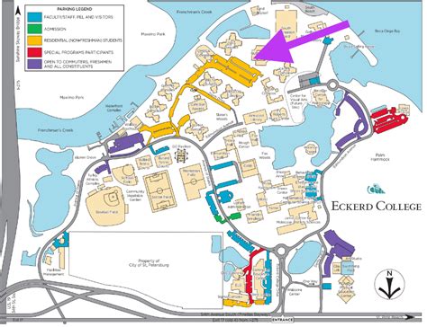 Eckerd College Campus Map – Map VectorCampus Map