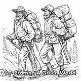 Pioneers Coloring Pages  Free & Printable sketch template