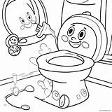 Potty Training Fun Coloring Page 18420 14536 sketch template