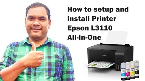 How to setup and install Printer Epson L3110 All-in-One/Technology and ...