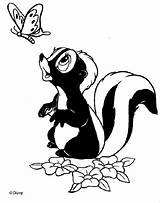 Free Printable Skunk Coloring Pages sketch template