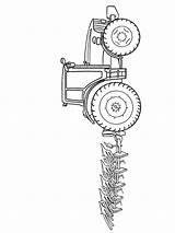 Tractor Plows Coloring Page Online Printable sketch template