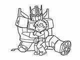 Boy And Robot Coloring Page  Free Printable sketch template