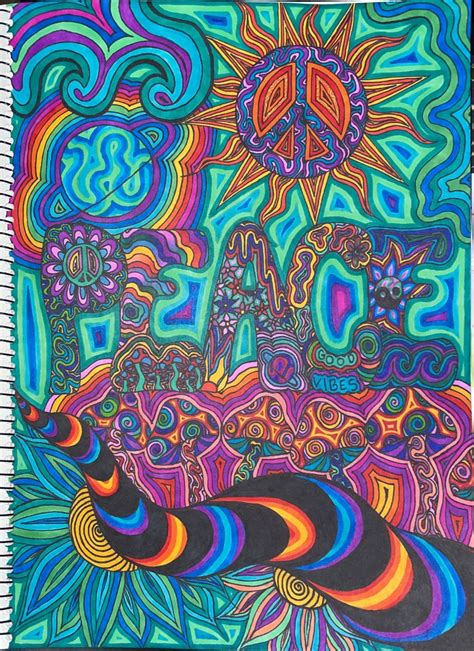 Trippy Artwork, Trippy Drawings, Psychedelic Drawings, Trippy Patterns ...