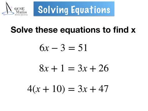 Solving Equations (24/02) – Mathematics and Coding