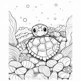 Beautiful Cute Turtle Coloring Pages 22788671 Vector Art At Vecteezy sketch template
