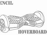 Hoverboard Coloring Pages sketch template