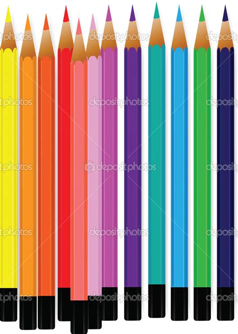 Pencil crayons — Stock Vector © kozzi2 #13235288