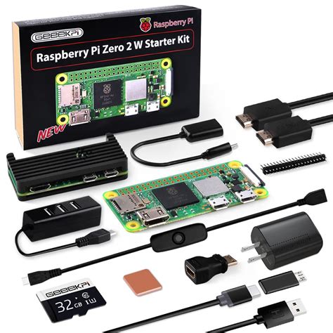 Buy GeeekPi Raspberry Pi Zero 2 W Starter Kit, with RPi Zero 2 W ...