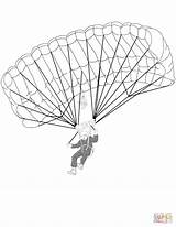 Parasail Parasailing Brevets Sketch Coloring Page sketch template