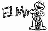 Sesame Street Elmo Coloring Page WeColoringPage 48  Wecoloringpagecom sketch template