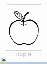 Apple Coloring Worksheet – The Learning Site sketch template
