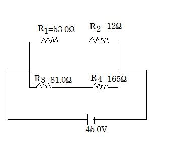 Calculate the power dissipated in each resistor. | Homework.Study.com