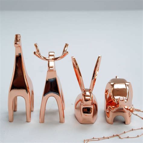 copper animal ring holders by the alphabet gift shop | notonthehighstreet.com