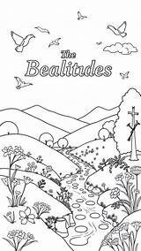 12 Free Printable Beatitudes Coloring Pages For All Ages  Christian sketch template