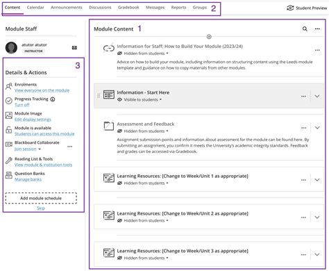 Getting Started with Minerva modules - Staff Guide | Digital Education Systems Help