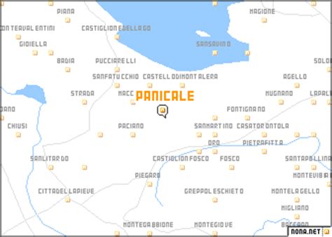 Panicale (Italy) map - nona.net