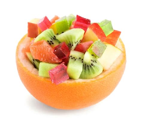 Healthy fruit salad ⬇ Stock Photo, Image by © seralex #65034879