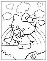 68 Hello Kitty Coloring Pages Free PDF Printables sketch template