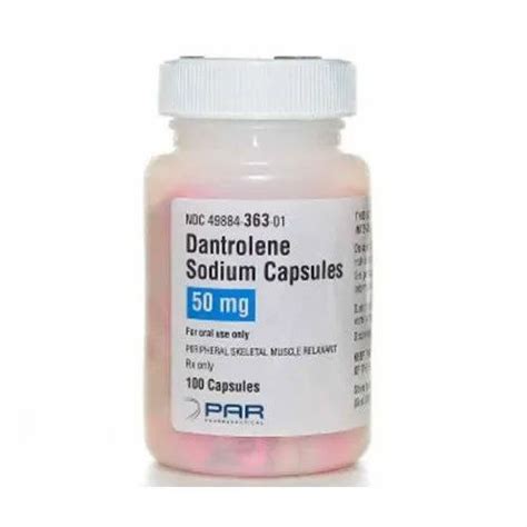 Dantrolene Sodium Capsule, PAR, 100 Capsules at best price in Mumbai ...