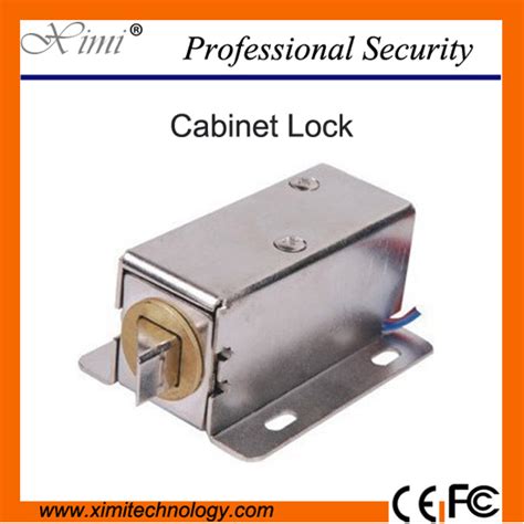 Electric cabinet lock