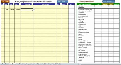 Sole Trader Bookkeeping Spreadsheet in 2021 | Bookkeeping templates, Small business bookkeeping ...
