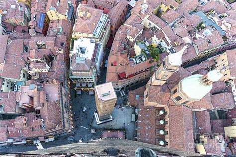 Bologna towers aerial view, Italy Photograph by Didier Marti - Fine Art ...