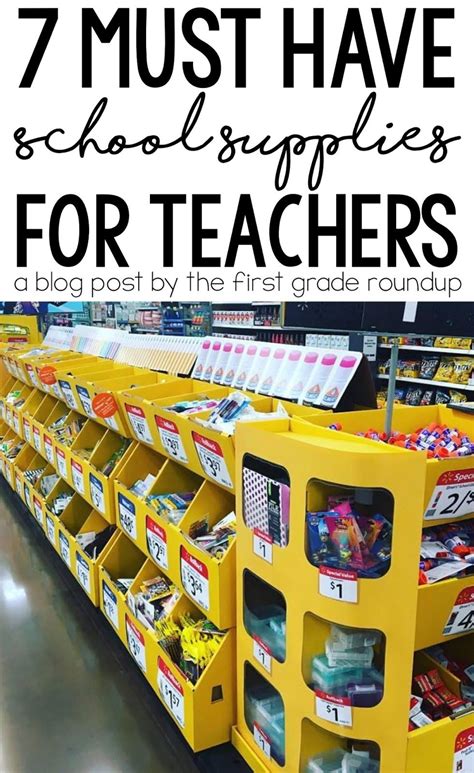 7 School Supplies Every Teacher Needs | School supplies for teachers, School supplies elementary ...