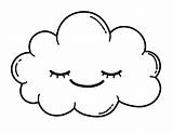 Cute Cloud Coloring Page  Free Printable Pages For Kids sketch template