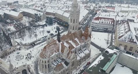 Beautiful Drone Footage Shows Budapest Covered in Snow [VIDEO]